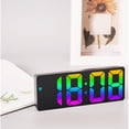 thumbnail image 1 of Kcavykas Home, Kitchen, Refrigerator Storage,Multifunctional Clock Living Room Wall Clock Home Bedside Decoration Digital Electronic Clock Silent Clock Temperature And Humidity Color Screen Clock, 1 of 6