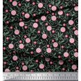 thumbnail image 3 of Soimoi Rayon Fabric Swirls & Floral Artistic Print Fabric by Yard 56 Inch Wide, 3 of 3