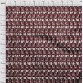thumbnail image 3 of oneOone Cotton Poplin Fabric Leaves & Floral Block Printed Craft Fabric BTY 42 Inch Wide, 3 of 4