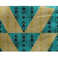 thumbnail image 4 of oneOone Georgette Viscose Fabric Stripe|Diamond & Triangle Geometric Print Sewing Fabric BTY 42 Inch Wide, 4 of 4
