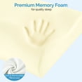 thumbnail image 4 of DONAMA Bed Pillow, Cervical Pillow for Neck Pain Relief, Memory Foam Neck Pillow for Sleeping, Contour Bed Pillow for Side and Back Sleeper, with Bamboo Pattern Pillowcase, 4 of 8