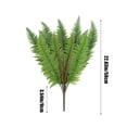 thumbnail image 4 of Feltree Synthetic Persian Leaf Artificial Grass, Weatherproof Greenery for Window Boxes/Terrace Pots (22.83" Height), 4 of 7