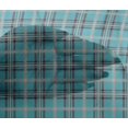 thumbnail image 3 of oneOone Viscose Chiffon Fabric Tartan Check Printed Craft Fabric BTY 42 Inch Wide, 3 of 4