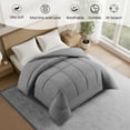 thumbnail image 4 of Couette Synthétique à Garnissage Élevé Swift Home, Literie Ultra Douce Toutes Saisons Hypoallergénique, King, Gris Clair, 4 of 8
