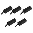 thumbnail image 1 of Wweixi 5X Tote Bag Zippered Pack Fine Workmanship Wear-resistance Convenience Storage Bags Hardware Organizer Container Black Small Size, 1 of 6