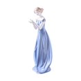thumbnail image 2 of DOLITY Ceramic Girl Figurine Centerpiece Porcelain Lady Statue for Porch Desk Shelf B, 2 of 9