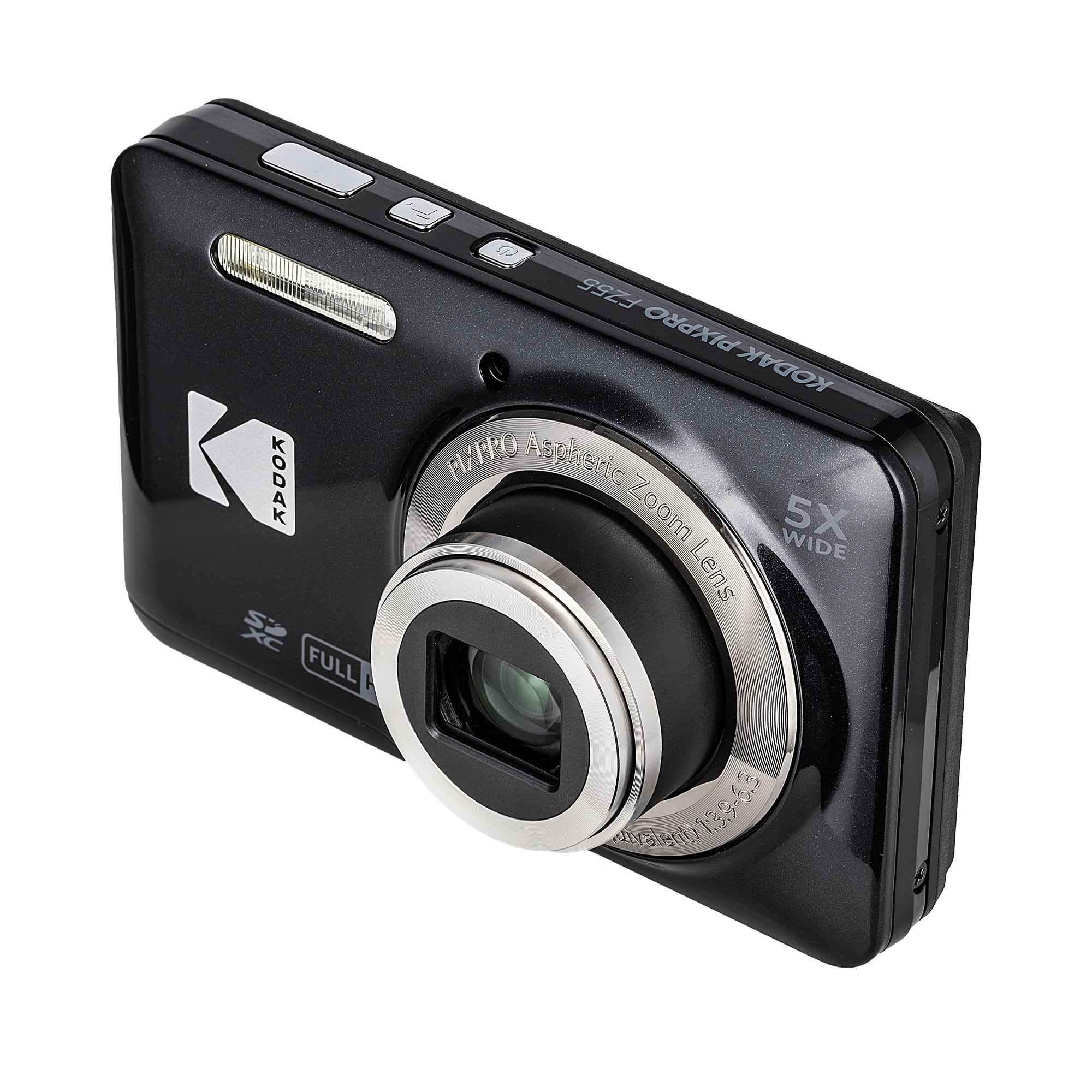 Kodak PIXPRO FZ55 Digital Camera (Black) (FZ55BK) + 32GB Card +