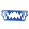 thumbnail image 2 of Front Grille Teeth Insert Decoration Cool Look Bumper Center Grille Replacement  Slingshot 2015-2025, 2 of 7