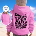 thumbnail image 2 of FAOWME Chandail à Capuchon pour Filles Manches Longues Sweat à Capuche Graphique Mignon Rose 9-10 Ans, 2 of 5
