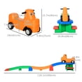 thumbnail image 3 of Qaba 9.8 ft Up and Down Roller Coaster for Kids w/ Side Steps, for 2-5 Yrs, 3 of 10