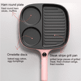 thumbnail image 3 of 3 in 1 Electric Omelette Pan Barbecue Pan Electric Cooker Multifunction Non-Stick Hotpot Food Steamer US Plug A, 3 of 7