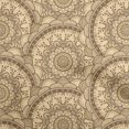 thumbnail image 1 of oneOone Georgette Viscose Light Brown Fabric Asian Block Mandala Sewing Craft Projects Fabric Prints By Yard 42 Inch Wide, 1 of 4
