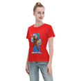thumbnail image 4 of T-Shirt Basique à Manches Courtes pour Femmes Super Saiyan, 4 of 6