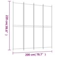 thumbnail image 4 of vidaXL 4-Panel Room Divider Anthracite 200x220 cm Fabric, 4 of 5