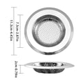 thumbnail image 4 of Passoire d'Évier de Cuisine Passoire d'Évier de Cuisine Passoire d'Évier pour Évier de Cuisine Passoire d'Évier en Acier Inoxydable avec Grand Côté Grand Passoire de Drain d'Évier de Cuisine, 4 of 7