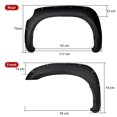 thumbnail image 2 of 2007-2013 Toyota Tundra | Pocket Bolt-Riveted Rugged Style Fender Flares | Paintable Smooth Matte Black Wheel Flare Cover | Front and Rear Wheel Protector | 4 PCS, 2 of 14