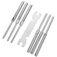 thumbnail image 1 of EIGTHTAIL 3 Pairs Tube Clamp Left and Right Threaded Rod DIY Cable Railing, 1 of 8