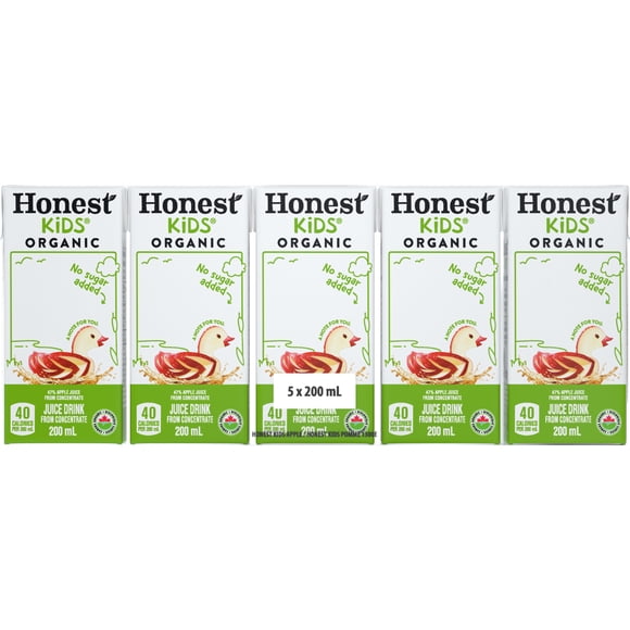 Honest Kids Apple Juice Boxes 5x200ml