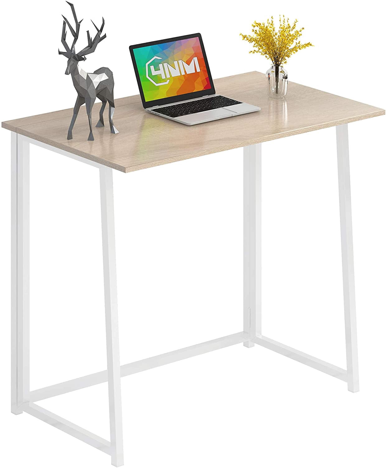 4NM 31.5 Inch Modern Simple Computer Office Study Writing Table Desk, White