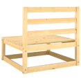 thumbnail image 3 of vidaXL Garden Middle Sofa Solid Wood Pine, 3 of 4