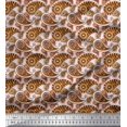 thumbnail image 1 of Soimoi Poly Georgette Fabric Floral & Paisley Printed Craft Fabric by The Yard 52 Inch Wide, 1 of 5