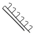 thumbnail image 4 of Kitchen Storage Rack Cupboard Shelf Hanging Hook Organizer Holder for Kitchen Wardrobe Storage, 4 of 7