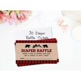 thumbnail image 3 of Inkdotpot 30Gender Neutral Baby ShowerRustic Diaper Raffle Ticket Lottery Insert Cards Supplies Games For Baby Shower Party Bring A Pack Of Diapers To Win Favors Gifts And Prizes, 3 of 5
