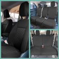 thumbnail image 2 of For 2020-2024 Ford Explorer Base FH Group Neoprene Custom Fit Car Seat Covers Water Resistant - Full Set Black, 2 of 11