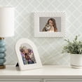 thumbnail image 2 of DesignOvation Sunni Arch 5x7 White Picture Frame, 2 of 10