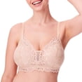 thumbnail image 2 of Bali Womens Lace Desire Wirefree Bra, M, Latte Lift, 2 of 4