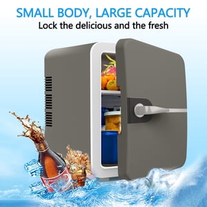 Kctiaxy Mini Freezer 6L Car Refrigerator Mini Refrigerator Small Refrigerator Mini Car Refrigerator Car Home Beauty Refrigerator Kitchen Appliances