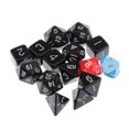 thumbnail image 4 of Milaget 15 Pcs dés en Polyèdre dés de Cube Ensemble Complet dés de Jeu avec, 4 of 6