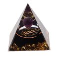 thumbnail image 2 of Pyramid, 2in Orgone Pyramid for Positive Energy, Small Healing  Pyramid Porstive Energy Generator, Orgonite Pyramid for Resist Stress, Gift for Men Women, 2 of 8