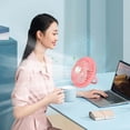 thumbnail image 1 of Kctiaxy Desktop Fan USB Rechargeable Fan Multi-Function Silent Desktop Desktop Fan Hanging Small Ceiling Fan Kitchen Appliances, 1 of 8