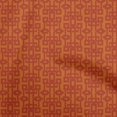 thumbnail image 1 of oneOone Cotton Poplin Red Fabric Geometric Craft Projects Decor Fabric Printed By The Yard 56 Inch Wide, 1 of 5