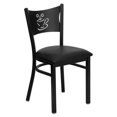 thumbnail image 2 of Bowery Hill Coffee Back Metal Dining Chair in Black, 2 of 8