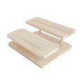 thumbnail image 3 of thinsony Wooden Sunglasses Rack Glasses Display Stand Holder Organizer Stand 2 Layers, 3 of 9