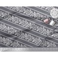 thumbnail image 3 of Soimoi Satin Silk Fabric Leaves & Floral Block Print Sewing Fabric Yard 42 Inch Wide, 3 of 3