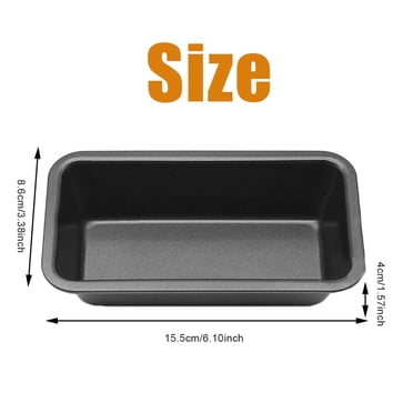 Moule à Pain Rectangulaire 6 Pouces Moule à Pain Rectangulaire Boîte à Gâteau en Acier au Carbone Outil de Pâtisserie