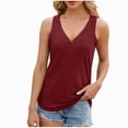 thumbnail image 2 of Jusqu'à 30 % de Réduction, Blouse de Mode pour Femmes, Manches Courtes, Blouse avec Poche, Tenue de Travail Décontractée, Uniforme de Bureau, Séchage Rapide, Taille Élastique, Lavable en Machine, Confort Décontracté/95 % Polyester+5 % Spandex, Vin, 2 of 8