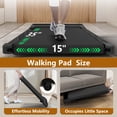 thumbnail image 3 of Walking Pad with Incline, 2.5HP Under Desk Treadmill for Home & Office, 2-in-1 Compact Walking & Jogging Machine with Remote Control & LED Display, 3 of 7