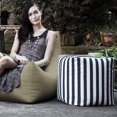 thumbnail image 3 of Jaxx Luckie Pouf Poire d'Extérieur pour Patio, Rayé Bleu Marine, 3 of 3