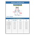 thumbnail image 4 of KIDSCOOL SPACE Baby Boy Girl Jean Overalls,Toddler Ripped Denim Cute Workwear,Blue,2-3 Years, 4 of 7