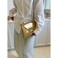 thumbnail image 3 of Fashionable Crocodile Grain Pu Solid Color Clutch Bag For Leisure, 3 of 5