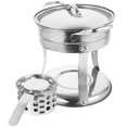 thumbnail image 3 of SHISUYAN Stainless Steel Hot Pot with Stove for Kitchen Use Silver Color Durable and Easy to Clean 10 Inch, 3 of 9