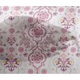 thumbnail image 5 of oneOone Viscose Chiffon Pink Fabric Block Sewing Craft Projects Fabric Prints By Yard 42 Inch Wide, 5 of 5