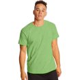 thumbnail image 1 of Hanes T-Shirt à Manches Courtes Col Rond pour Hommes X-Temp Lot de 2, L, Néon Lime Chiné, 1 of 1