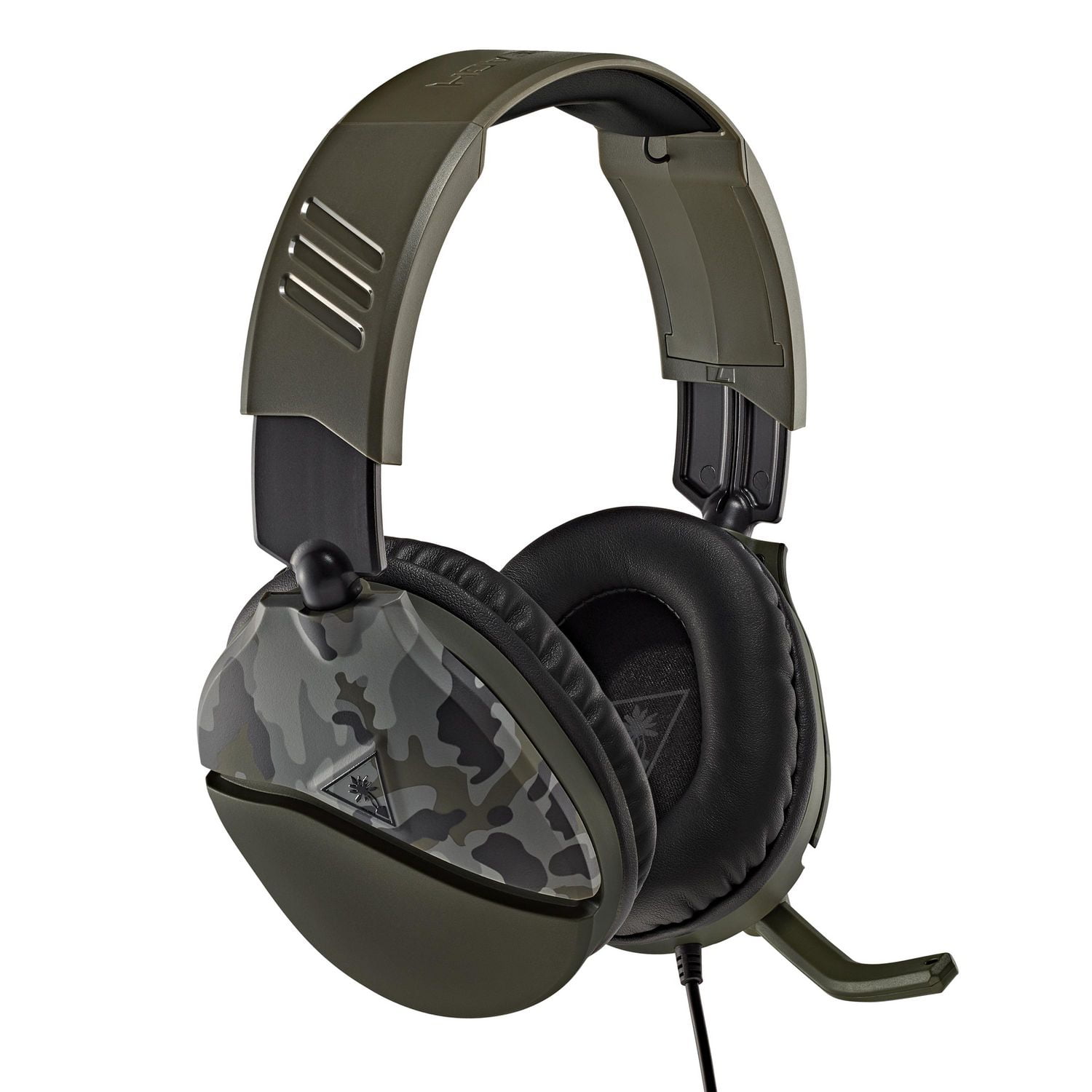 Turtle Beach® Recon 70 Green Camo Gaming Headset PS4™ Pro, PS4™ & PS5™ | Xbox One & Xbox Series X|S | Mobile