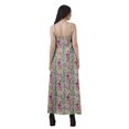 thumbnail image 4 of Moomaya All Over Printed A Line Sleeveless Womens Summer Party Dresses, 4 of 4