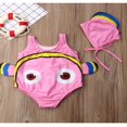 thumbnail image 4 of Toddler Boy Girl Fish Bathing Suit with Hat One Piece Swimsuit Set, 4 of 6